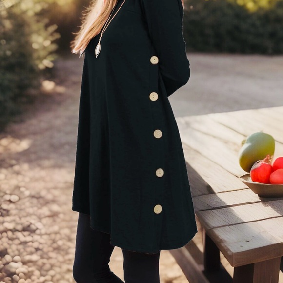 iGenjun Women's Long Sleeve ,Dress Side Buttons,Autumn/Winter In great condition - Picture 1 of 5